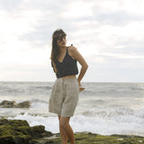 René Crop Top - Black Sea