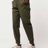 Hose mit elastischem Bund ARITE - dark olive
