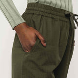 Hose mit elastischem Bund ARITE - dark olive