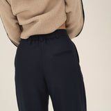 Hose Mara aus Wolle - Navy
