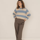 Hose Mara aus Wolle - Beige