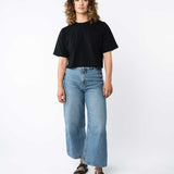 Cropped T-Shirt DESNA - Schwarz