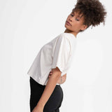 Cropped T-Shirt DESNA - Cream Melange
