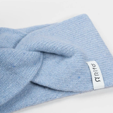Stirnband-Handschuh-Set in Dusty Blau
