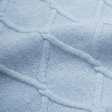 Weste Delia aus recycelter Wolle - Dusty Blau