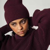 Strickmütze KALI - Rosine