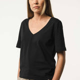 V-Neck T-Shirt LALI - Schwarz