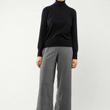 Feinstrick Rollkragenpullover MAYURA - schwarz