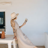 Jane Linen Dress - Beige