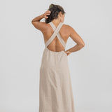 Jane Linen Dress - Beige