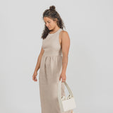 Jane Linen Dress - Beige