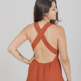 Jane Linen Dress - Rot