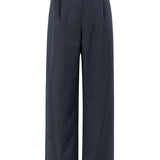 Hose Mara aus Wolle - Navy
