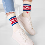 Tennissocken Love and Peace