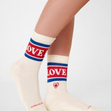 Tennissocken Love and Peace