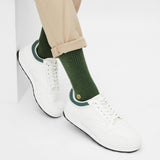 Retro Style Tennissocken Grün