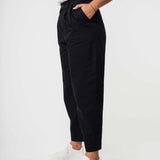 Hose mit hohem Bund und Bundfalten NEHA