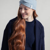 Stirnband-Handschuh-Set in Dusty Blau
