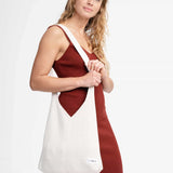 Unisex Jacquard Strick Tasche RAJRUPA - cream melange