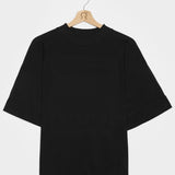 Unisex T-Shirt Nana aus recycelter Baumwolle - Schwarz Corvino