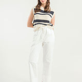 Cassandra Top - Bianco Burro