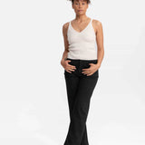 V-Neck Strick Top RHADA - cream melange