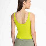 V-Neck Strick Top RHADA - kiwi
