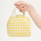 Organizer Tasche SHAILA klein - Gelb Grid