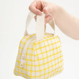 Organizer Tasche SHAILA klein - Gelb Grid
