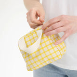 Organizer Tasche SHAILA klein - Gelb Grid