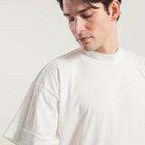 Unisex T-Shirt Nana aus recycelter Baumwolle - Weiß Latte