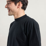 Unisex T-Shirt Nana aus recycelter Baumwolle - Schwarz Corvino