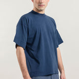 Unisex T-Shirt Nana aus recycelter Baumwolle - Blau Balena