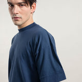 Unisex T-Shirt Nana aus recycelter Baumwolle - Blau Balena