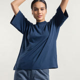 Unisex T-Shirt Nana aus recycelter Baumwolle - Blau Balena