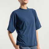 Unisex T-Shirt Nana aus recycelter Baumwolle - Blau Balena