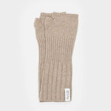 Armstulpen Tamara aus recycelter Kaschmirwolle - Beige Sabbia
