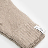 Handschuhe Anita aus recycelter Kaschmirwolle - Beige Sabbia