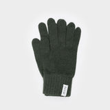 Handschuhe Anita aus recycelter Kaschmirwolle - Grün Foresta