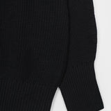 Cardigan Irma aus recycelter Baumwolle - Schwarz Lavagna