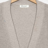 Cardigan Irma aus recycelter Baumwolle - Grau Ghiaccio
