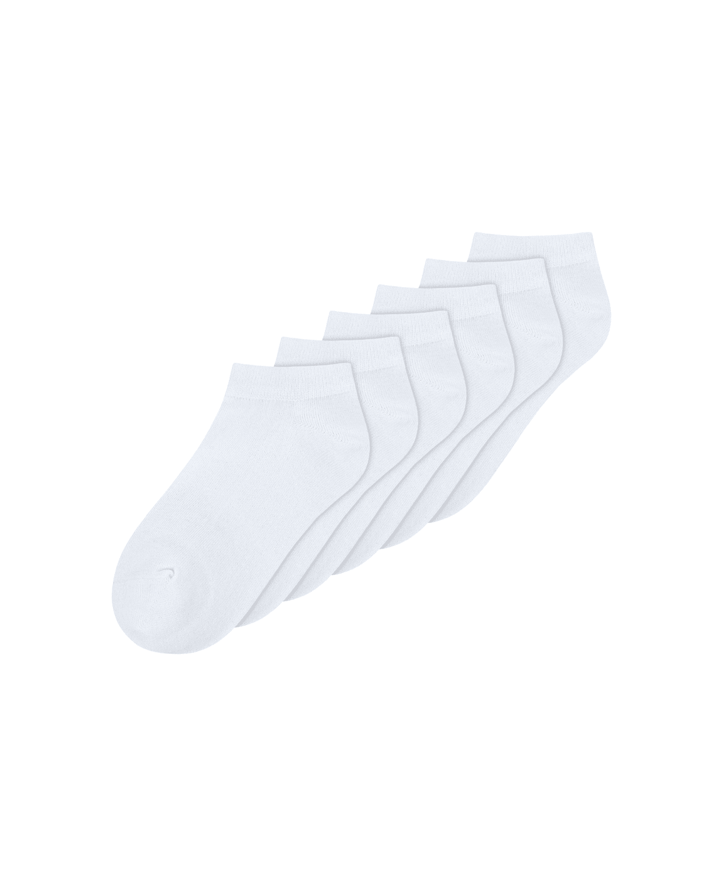 Sneakersocken 6er Pack - weiß
