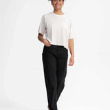 Cropped T-Shirt DESNA - Cream Melange