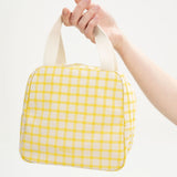 Organizer Tasche JASMEET medium - Gelb Grid