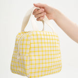 Organizer Tasche JASMEET medium - Gelb Grid