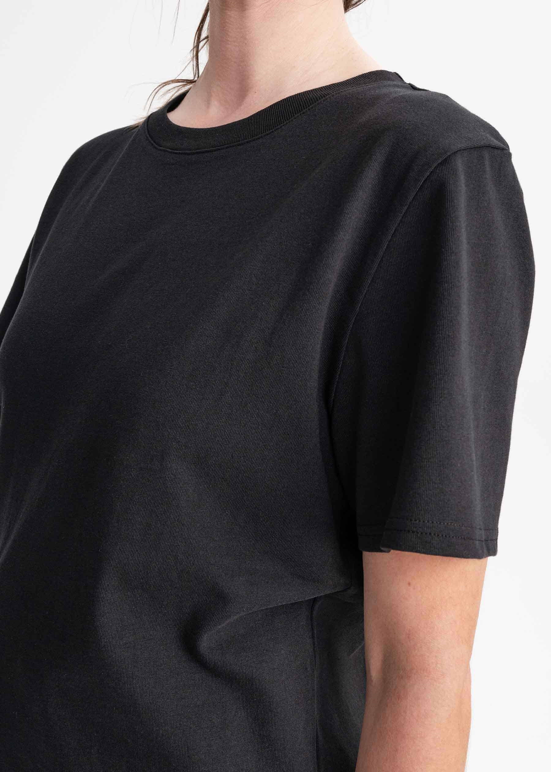 T-Shirt schwer KASHVI - Schwarz