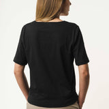 V-Neck T-Shirt LALI - Schwarz