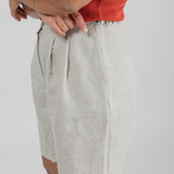 Avis Linen Shorts - Beige