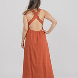 Jane Linen Dress - Rot