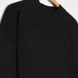 Unisex T-Shirt Nana aus recycelter Baumwolle - Schwarz Corvino